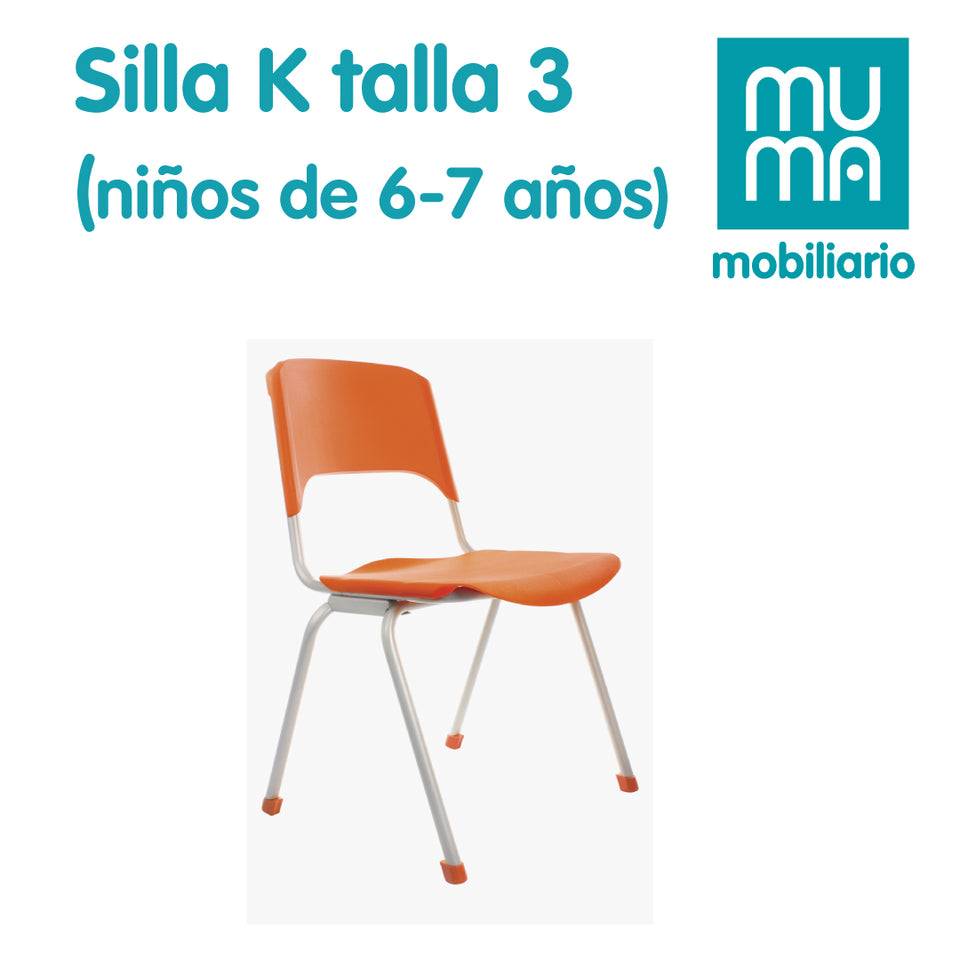 Silla K Talla 3 (niños de 6 a 7 años)